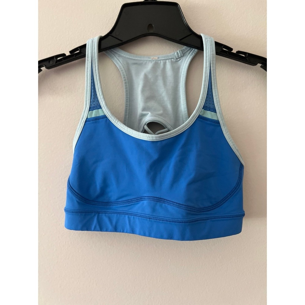 Lululemon Sweaty or Not Bra Pipe Dream Blue Size 6